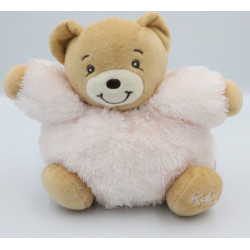 Doudou ours rose clair fourrure Fur KALOO