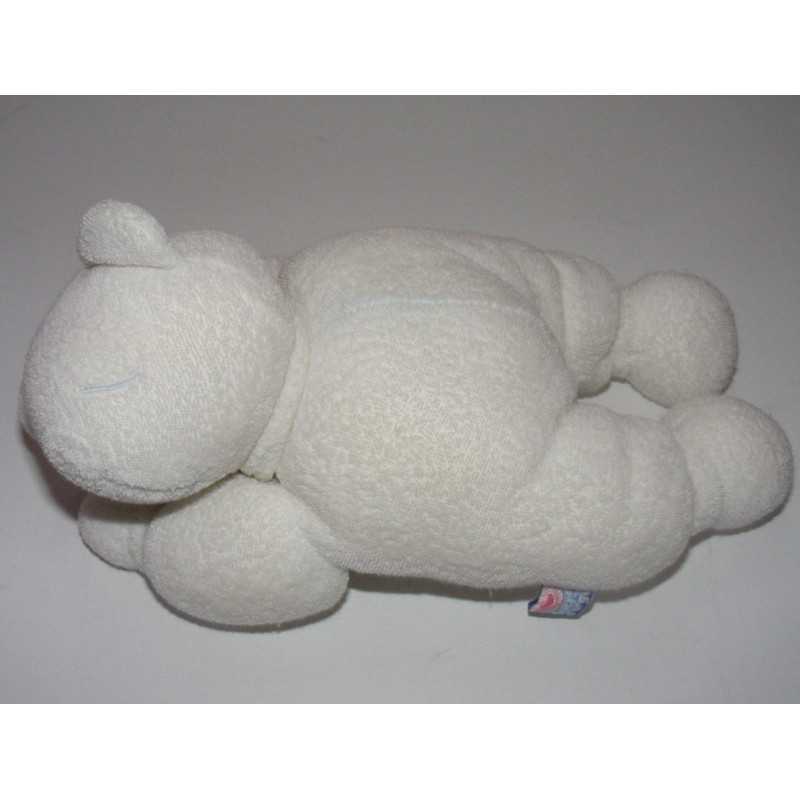 Doudou ours blanc petit bonheur SUCRE D'ORGE