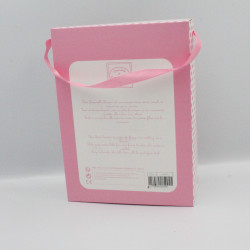 Doudou et compagnie poupée fille rose pois Demoiselle doudou