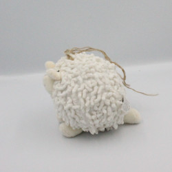 Doudou boule mouton blanc JARDIN D'ULYSSE