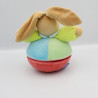 Doudou culbuto musical multicolore lapin KALOO