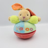 Doudou culbuto musical multicolore lapin KALOO
