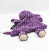 Doudou plat éléphant violet Sandykilos DEGLINGOS