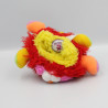 Mini Peluche Popples rouge jaune année 1986