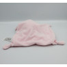 Doudou plat lapin rose pois oiseau MOTS D'ENFANTS
