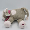 Doudou vache beige gris blanc rose Victoria et Lucie NOUKIE'S