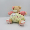 Doudou ours vert rose Petite Jolie Bliss KALOO