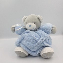 Doudou ours plume gris bleu blanc KALOO
