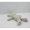Doudou Lapin gris rose étoile KLORANE