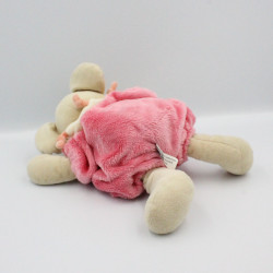 Doudou souris combinaison rose avion TEX BABY