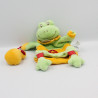 Doudou et compagnie marionnette grenouille verte jaune avec canard LOT DE 2