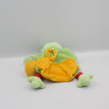 Doudou et compagnie marionnette grenouille verte jaune avec canard