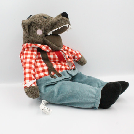 Doudou peluche M?�chant loup avec grand m?�re IKEA