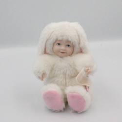 Poupée Lapin blanc ANNE GEDDES 17 cm