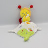 Doudou papillon multicolore avec mouchoir POMMETTE LOT DE 2