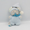 Doudou souris gris bleu blanc NICOTOY
