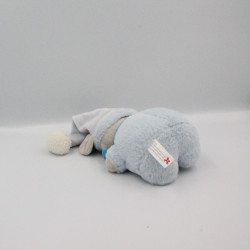Doudou souris gris bleu blanc NICOTOY