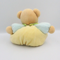 Doudou ours jaune bleu rouge orange mauve formes KALOO
