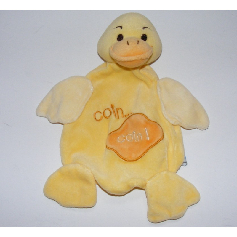 Doudou plat grenouille verte croac EVEIL ET TENDRESSE 