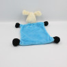 Doudou plat mouton bleu BRIOCHE