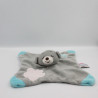 Doudou plat koala ours gris bleu Dodo d'amour MGM