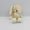 Doudou lapin beige écru blanc NICOTOY
