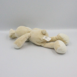 Doudou lapin beige écru blanc NICOTOY
