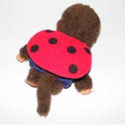 Peluche Singe Kiki coccinelle AJENA SEKIGUCHI 1974