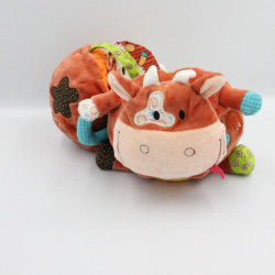 Doudou eveil livre vache Vicky LILLIPUTIENS