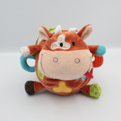 Doudou eveil livre vache Vicky LILLIPUTIENS