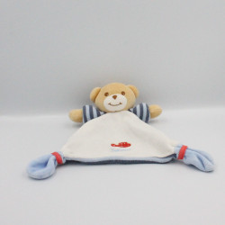 Doudou plat ours marin poisson rouge brodé TAKINOU