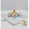 Doudou plat chien beige bleu escargot NATTOU