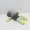 Doudou loup gris bleu vert rayé ORCHESTRA PREMAMAN