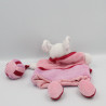 Doudou et compagnie plat marionnette souris rose Graines de doudou