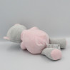 Doudou ours rose gris balle TOM & KIDDY TOMKIDS
