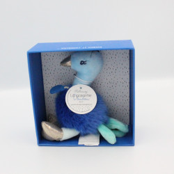 Doudou et compagnie paon bleu Les Minizoo