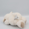 Doudou mouton blanc beige HISTOIRE D'OURS