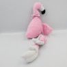 Doudou flamant rose aux longues pattes LES PETITES MARIE 40 cm