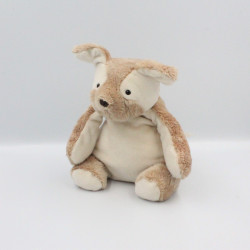 Doudou chien beige blanc A Petits Pas MOULIN ROTY