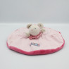 Doudou plat Souris Lila Patachon robe rose MOULIN ROTY