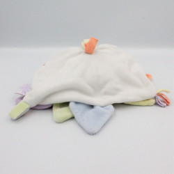 Doudou et compagnie plat ours blanc col pétale Nuage
