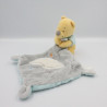 Doudou Winnie l'ourson avec mouchoir gris bleu nuage DISNEY