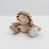 Doudou hérisson marron bleu orange NATTOU