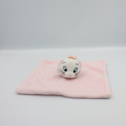 Doudou plat rose Chat Marie Les Aristochats Disney