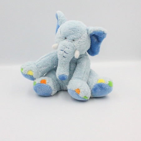 Doudou éléphant bleu GIPSY