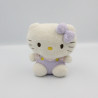 Doudou chat HELLO KITTY blanc mauve rose TY SANRIO