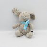 Doudou lapin laine marron écharpe bleu ORCHESTRA PREMAMAN