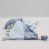 Doudou et compagnie plat ours bleu blanc Petit Chou