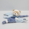 Doudou et compagnie plat ours bleu blanc Petit Chou
