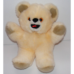 Doudou publicitaire ours CAJOLINE 